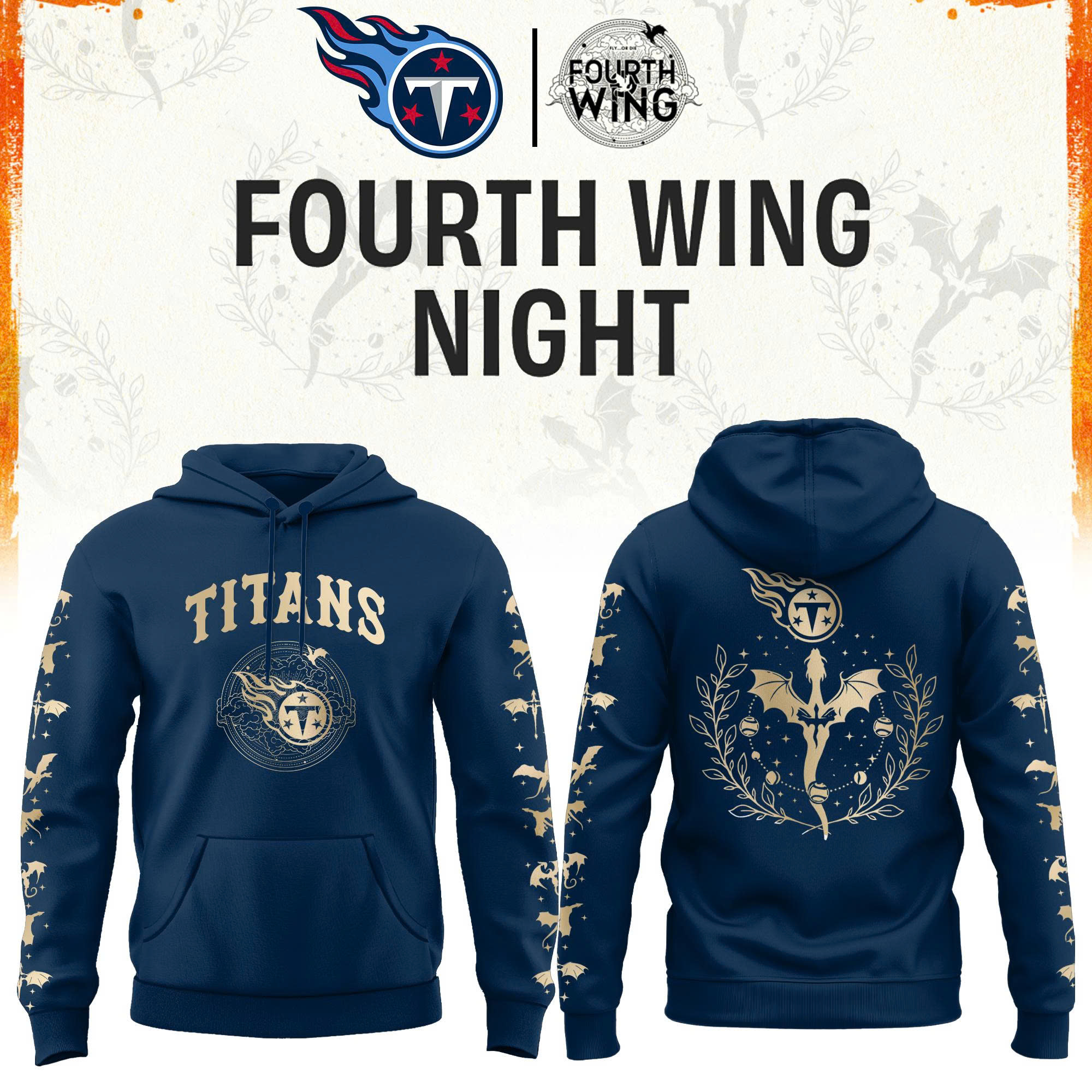 ’26 Tennessee Football x Dragon Wing Fantasy Night Limited Edition Hoodie | Jogger | Cap