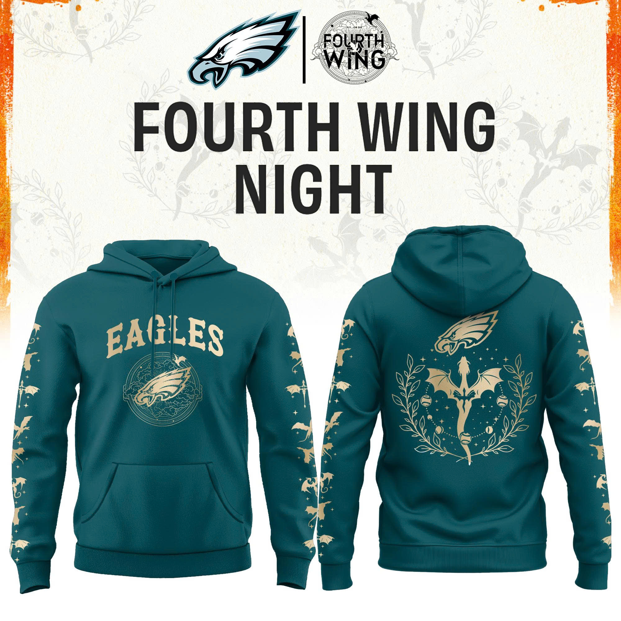 ’26 Philadelphia Football x Dragon Wing Fantasy Night Limited Edition Hoodie | Jogger | Cap