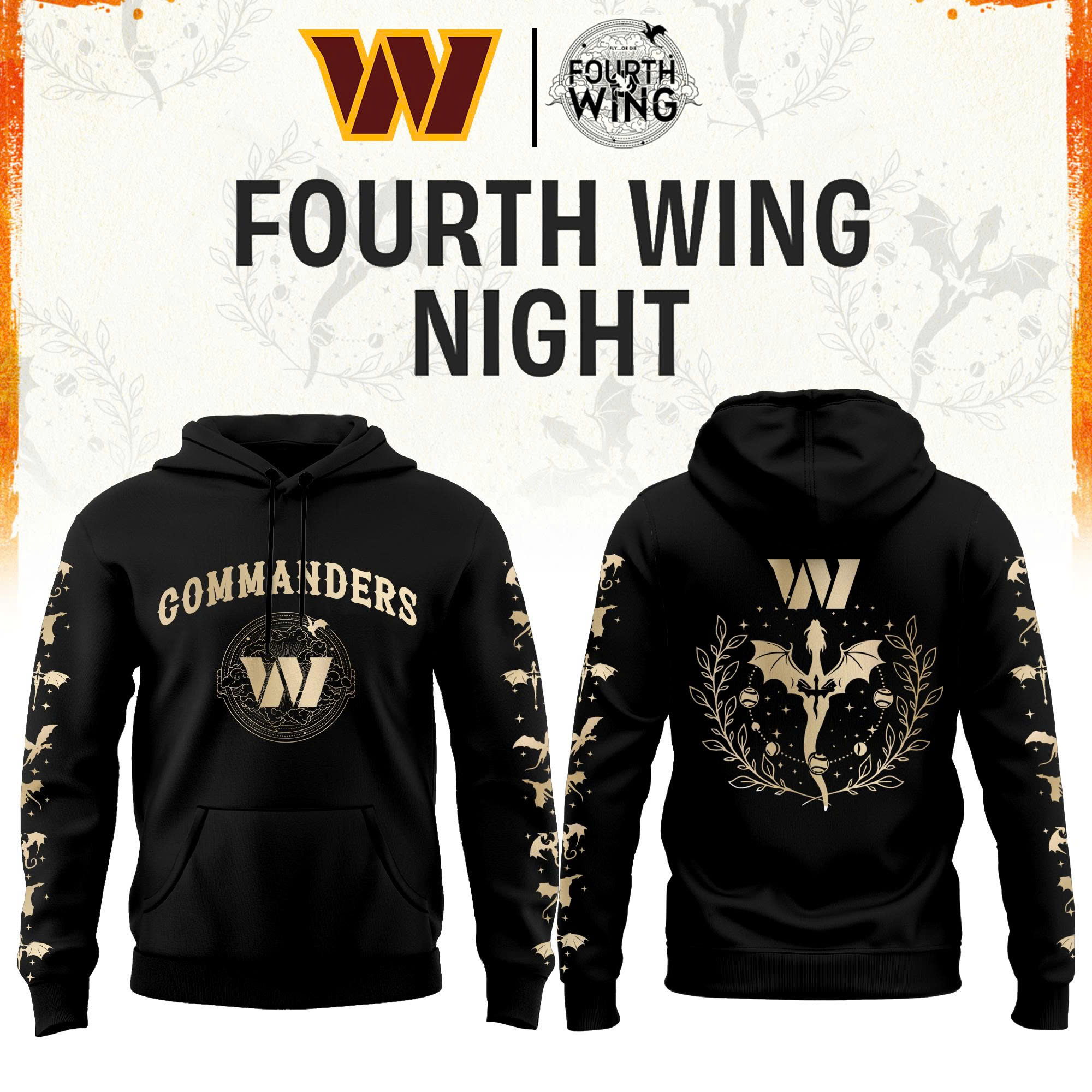 ’26 Washington Football x Dragon Wing Fantasy Night Limited Edition Hoodie | Jogger | Cap