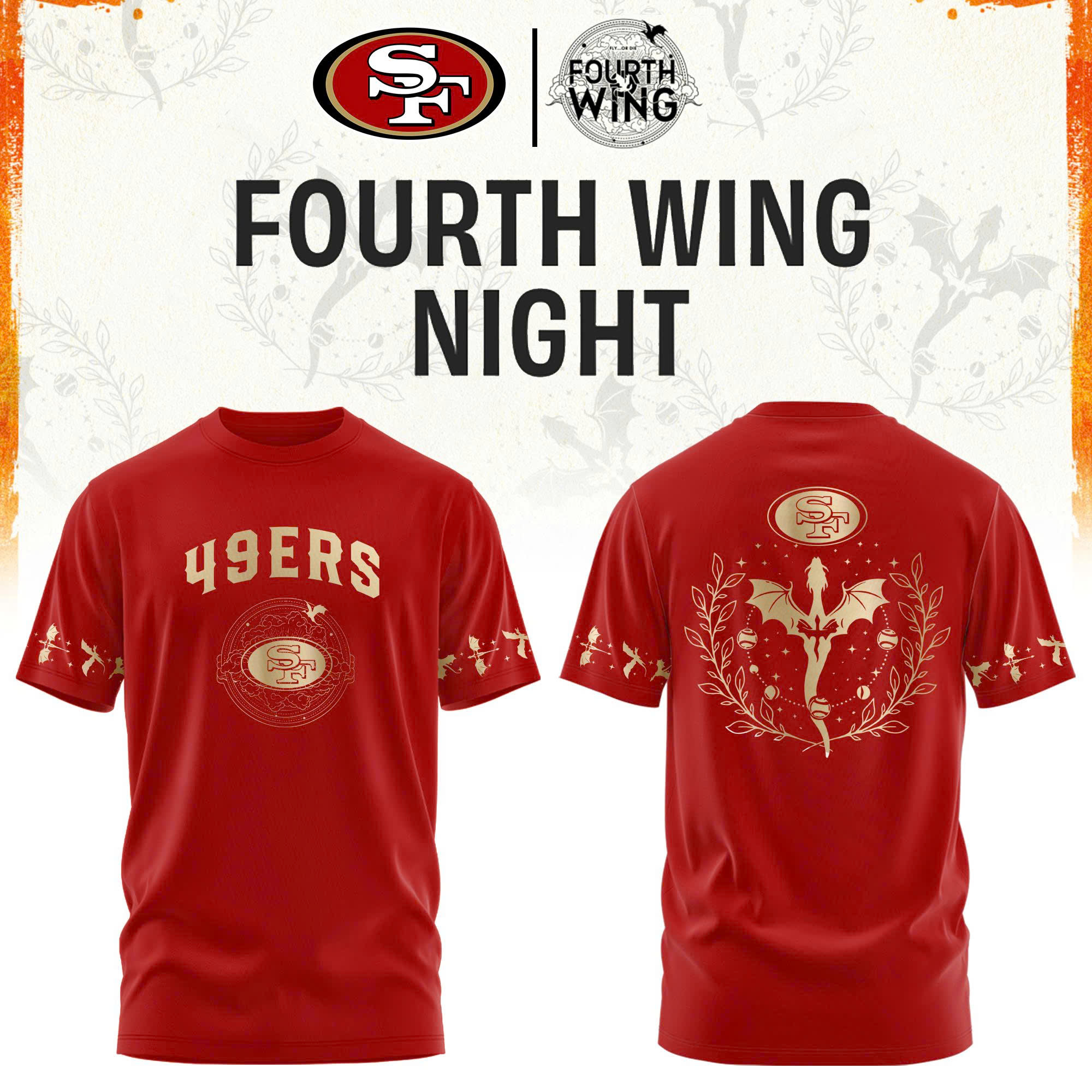 ’26 San Francisco Football x Dragon Wing Fantasy Night Limited Edition Tshirt | Jogger | Cap v2