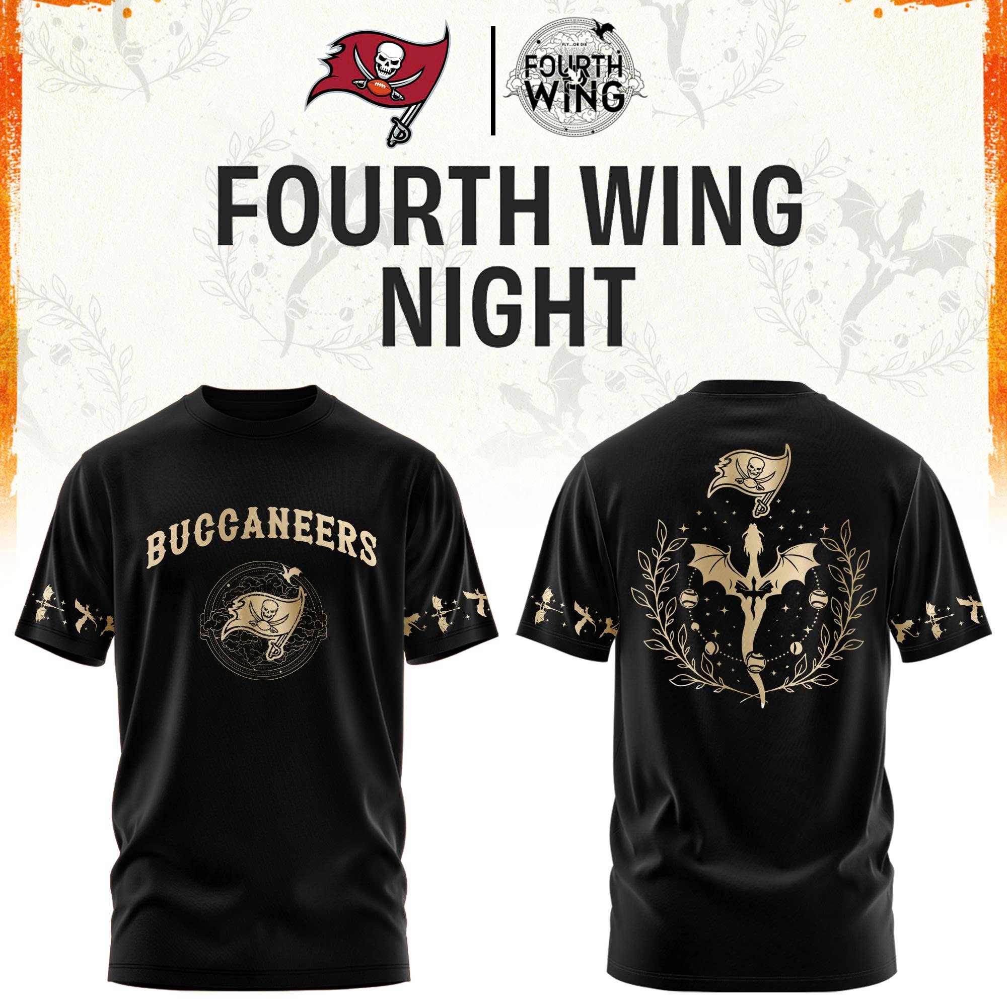 ’26 Tampa Bay Football x Dragon Wing Fantasy Night Limited Edition Tshirt | Jogger | Cap