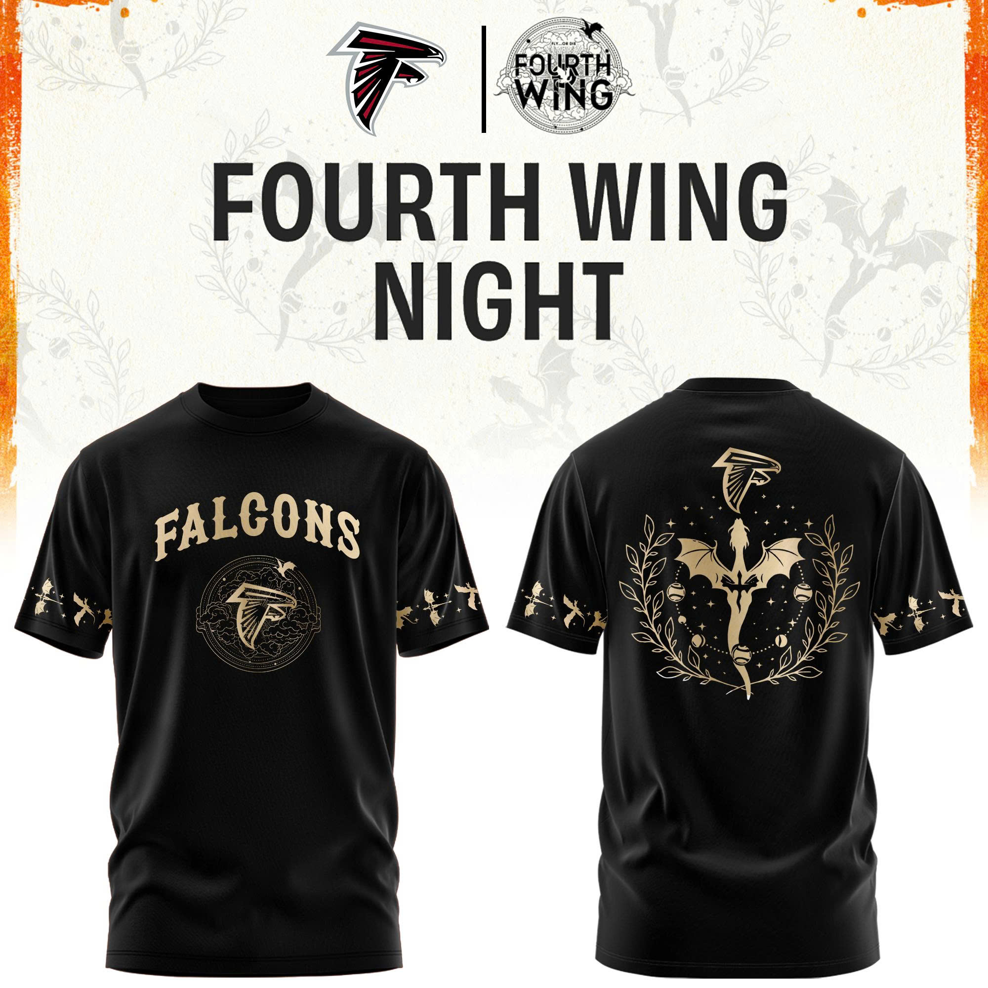 ’26 Atlanta Football x Dragon Wing Fantasy Night Limited Edition Tshirt | Jogger | Cap