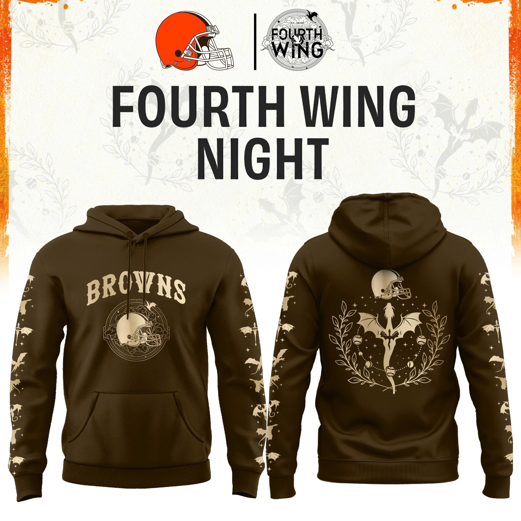 ’26 Cleveland Football x Dragon Wing Fantasy Night Limited Edition Hoodie | Jogger | Cap