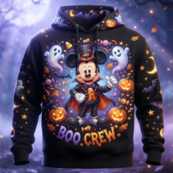 Mickey Boo Crew Halloween Full-Print Hoodie