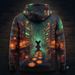 Alternative view of Halloween 3D Full-Print Hoodie Add To Cauldron