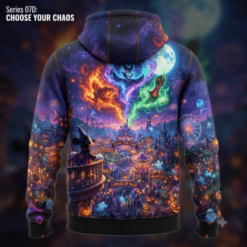 Alternative view of Halloween 3D Full-Print Hoodie Masked By Midnigt v2