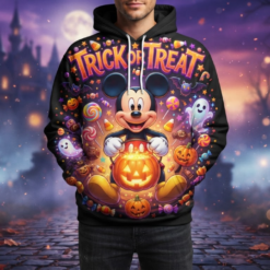 Mickey “TRICK OR TREAT”. ATMOSPHERE: Magical Halloween evening