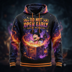 Halloween 3D Full-Print Hoodie Open Early