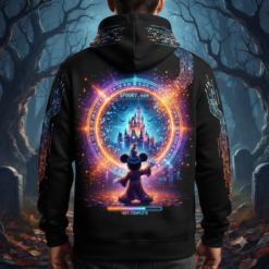 Alternative view of Halloween 3D Full-Print Hoodie Spooky Mode