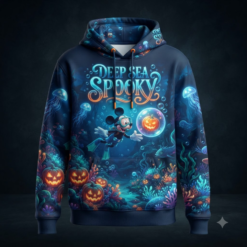 Halloween 3D Full-Print Hoodie Mickey Deep Sea Spooky