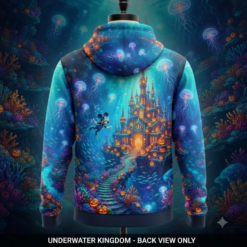 Alternative view of Halloween 3D Full-Print Hoodie Mickey Deep Sea Spooky
