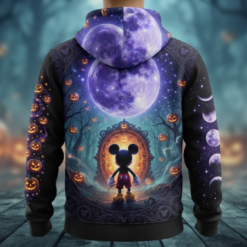 Alternative view of Halloween 3D Full-Print Hoodie Mickey v2
