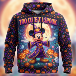 Halloween 3D Full-Print Hoodie Mickey v1