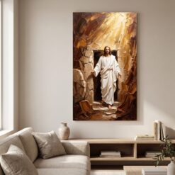 Alternative view of Jesus Canvas