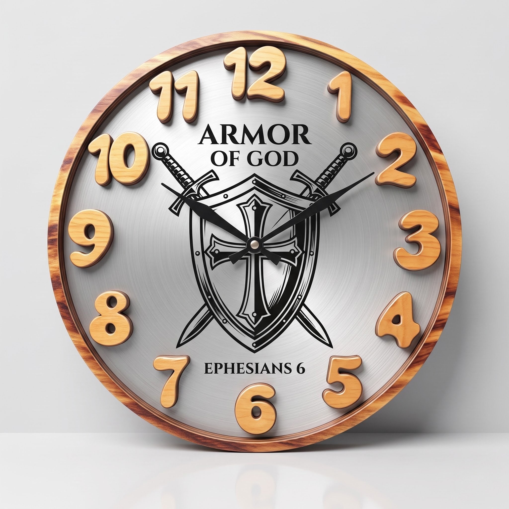 The Wooden Wall Clock Collection: Timeless Faith & Peace - Image 4