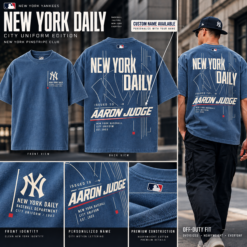 Alternative view of Personalized New York Yankees T-Shirt — New York Daily City Uniform Edition